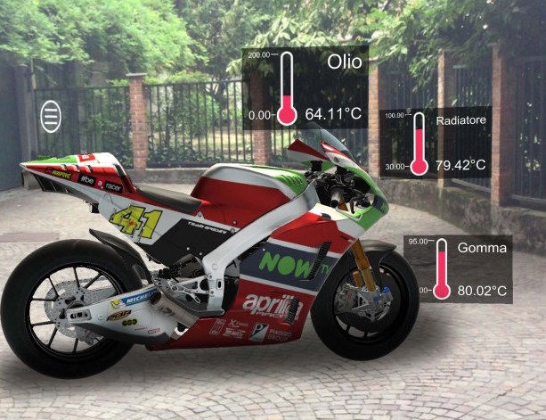 Aprilia Racing MotoGP augmented reality helmet 15