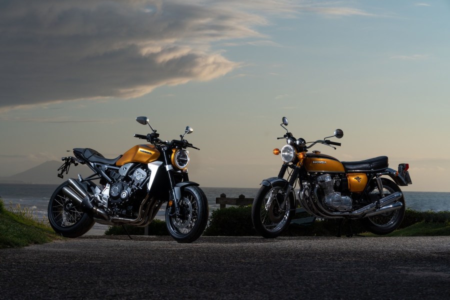 184378 CB1000R Tribute and Gold CB750
