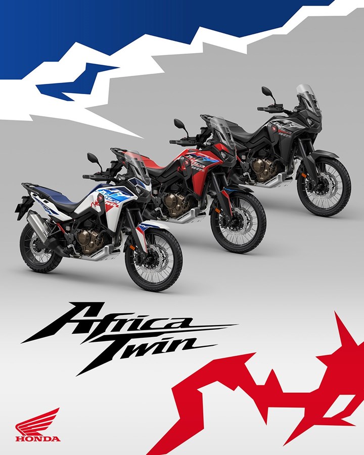 483925 Bold new graphics and colour options for 25YM Honda CRF1100L Africa Twin