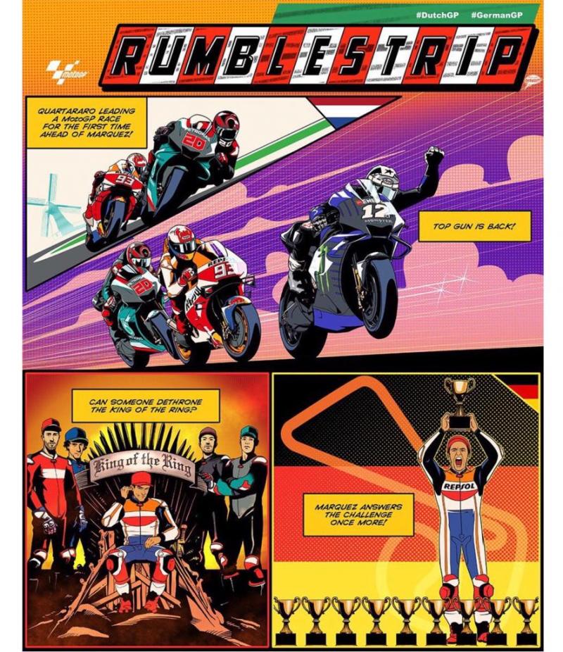 rumble strip motogp comic 2019 5