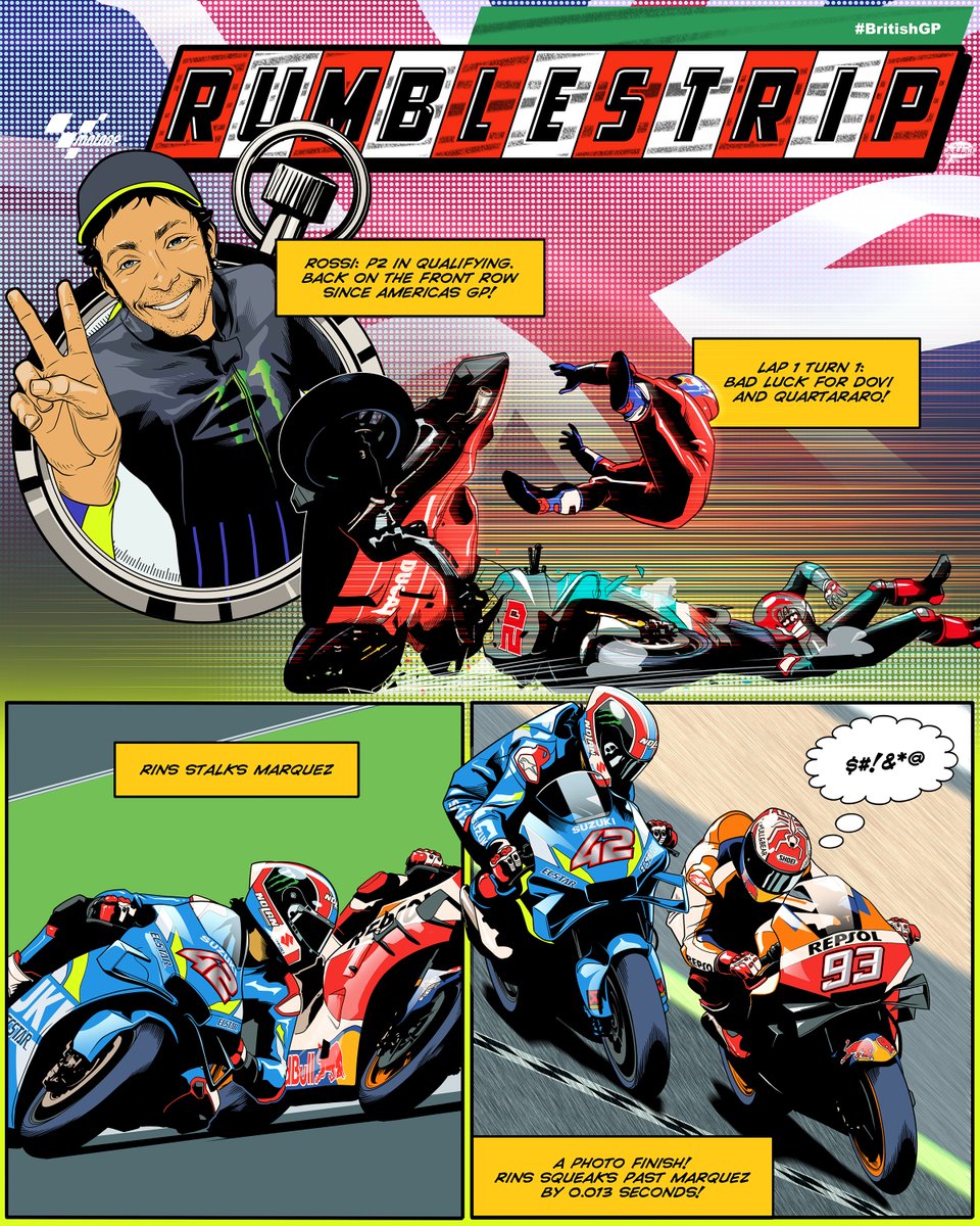 rumble strip motogp comic 2019 8