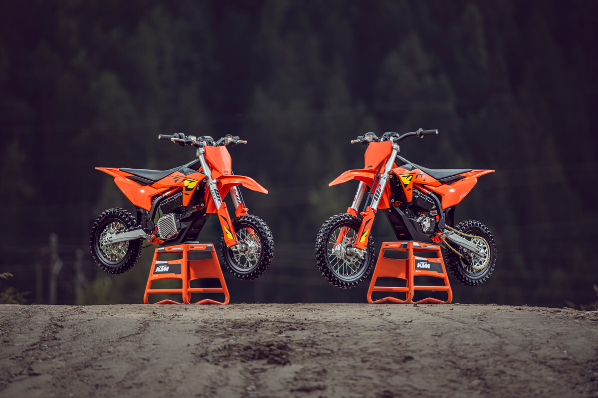 2025 KTM SX E 3 and SX E 5