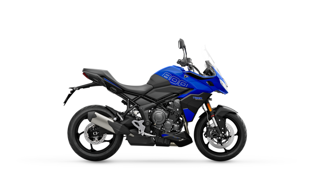 Tiger Sport 800 MY25 Caspian Blue RHS