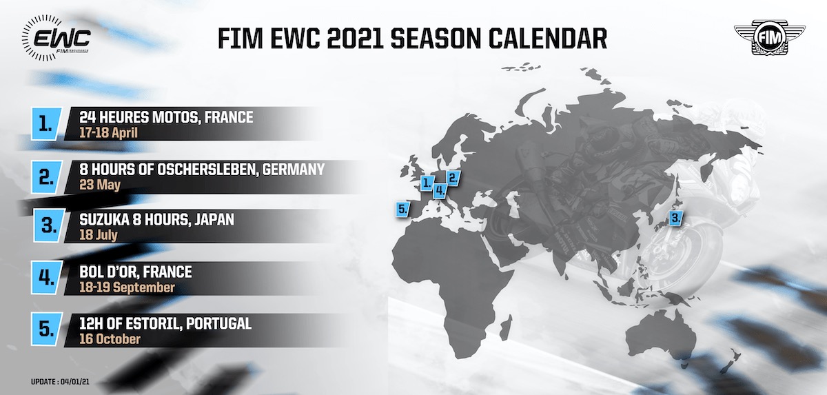 EWC calendar 2021