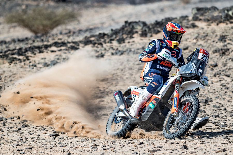 Daniel Sanders KTM Factory Racing 2021 Dakar Rally Stage Four