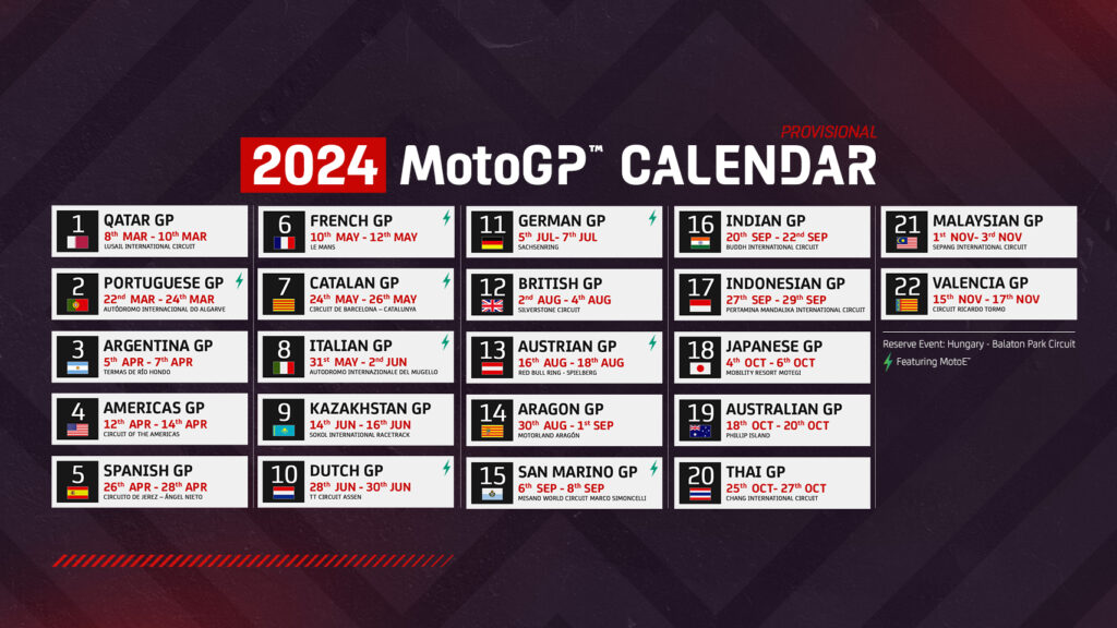 2024 motogp calendar